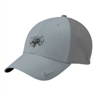 3d Futuristic Bg White Nike Dri-fit Cap | Artistshot