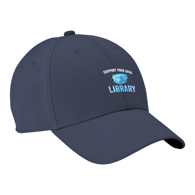 Book Reader Support Your Local Library Reading Books Lover Library Lov Nike Dri-FIT Cap by circularflap | Artistshot