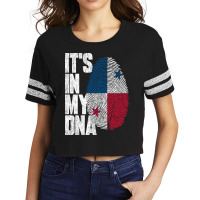 It's In My Dna Panamanian Proud Panama Flag Scorecard Crop Tee | Artistshot