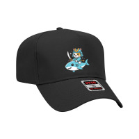 Ninja Cat Samurai Riding Shark Adjustable Baseball Cap | Artistshot