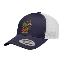 Ancient Aztec Warrior Dln8 Aliens At Tenochtitlan T Shirt Retro Trucker Cap | Artistshot