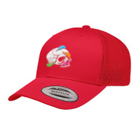 Worms On A String On A Skull Classic Retro Trucker Cap | Artistshot