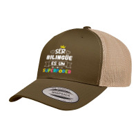 Ser Bilingue Es Un Superpoder Funny Maestra Spanish Teacher T Shirt Retro Trucker Cap | Artistshot