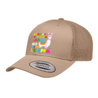 Read Teacher No Prob Llama Rainbow - Reading Is My Jam Vintage Retro Trucker Cap | Artistshot