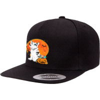 Alaskan Malamute Dog Candy Pumpkin T  Shirt Alaskan Malamute Dog Candy 5 Panel Snapback Cap | Artistshot