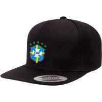 Brazilian-football-confederation 5 Panel Snapback Cap | Artistshot