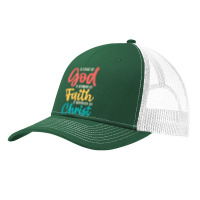 Jesus A Child Of God A Woman Of Faith A Warrior Of Christ Pa Trucker Cap | Artistshot