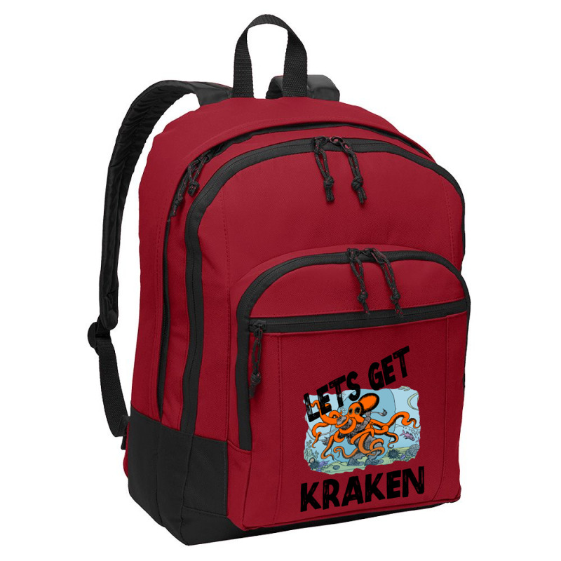 Art Character Lets Get Kraken Halloween Basic Backpack | Artistshot