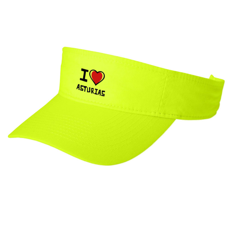 I Love Asturias Fashion Visor by RetnoAN | Artistshot