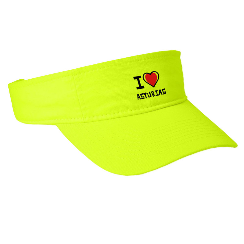 I Love Asturias Fashion Visor by RetnoAN | Artistshot