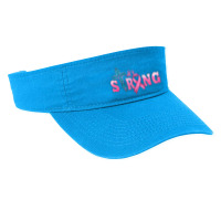 Strong With Cross Ribbon Fashion Visor | Artistshot