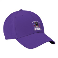 Dachshund Wiener Dog And Wine Make Everything Fine Drink Wine And Dog Nike Dri-fit Cap | Artistshot