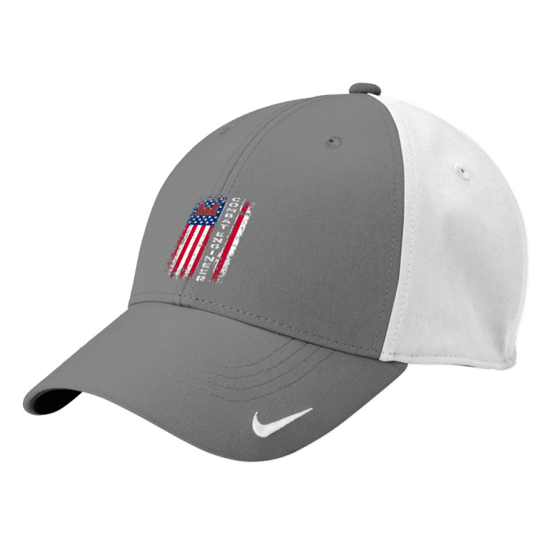 Combat Engineer Distressed American Flag   U.s. Military Nike Dri-FIT Cap by saterseim | Artistshot