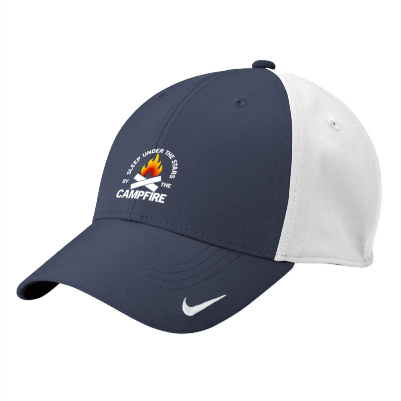 Under The Stars By The Campfire Nike Dri-FIT Cap by saterseim | Artistshot