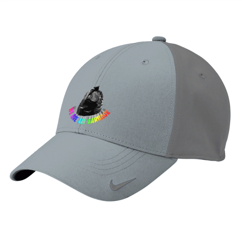 We Are All Garbage, Nihilist Memeshirt Nike Dri-FIT Cap by oragumun | Artistshot