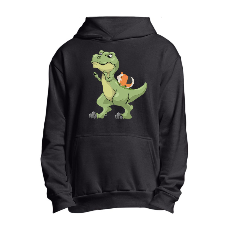 Funny Guinea Pig Dinosaur Lover   Dressedforduty Urban Pullover Hoodie | Artistshot