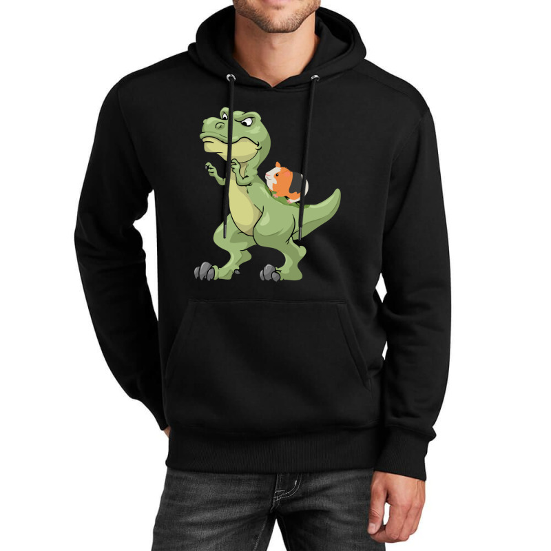 Funny Guinea Pig Dinosaur Lover   Dressedforduty Unisex Hoodie | Artistshot