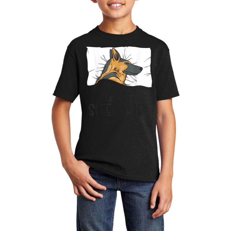 Napping German Shepherd Pajama Basic Youth T-shirt by Sandy | Artistshot