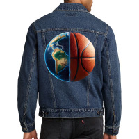 World Basketball Men Denim Jacket | Artistshot