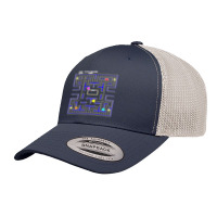 Classic Arcade Computer Game Of The 80s V11 Classic Retro Trucker Cap | Artistshot