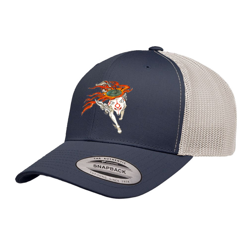 Amaterasu Wolf Retro Trucker Cap | Artistshot