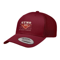 Gtmo Land Mine Barbed Wire Sign  Guantanamo Bay Cuba Retro Trucker Cap | Artistshot