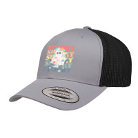 Groovy Halloween Spooky Ghost And Colorful Daisy Costume Retro Trucker Cap | Artistshot