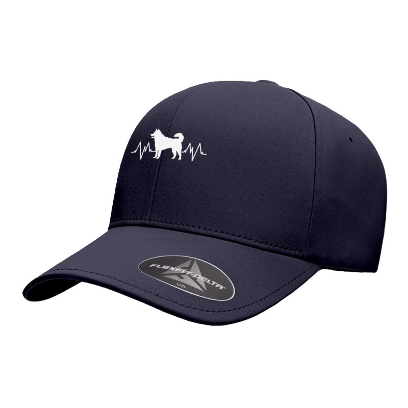 Alaskan Malamute Heartbeat Dog Lover Seamless Cap | Artistshot