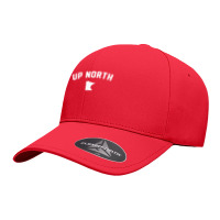 Up North Minnesota Text Seamless Cap | Artistshot