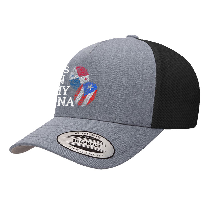 It's In My Dna Panamanian Puerto Rican Panama Puerto Rico T Shirt Yupoong Trucker Cap by butacnlzaidelpz | Artistshot