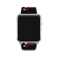 Patriotic American Flag Love My Owl Apple Watch Band | Artistshot