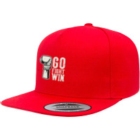 Go Fight Win With Boxing Hand Gloves 5 Panel Snapback Cap | Artistshot