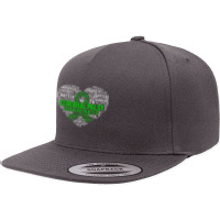 Cerebral Palsy Awareness Hope Support Strong Warrior T Shirt 5 Panel Snapback Cap | Artistshot