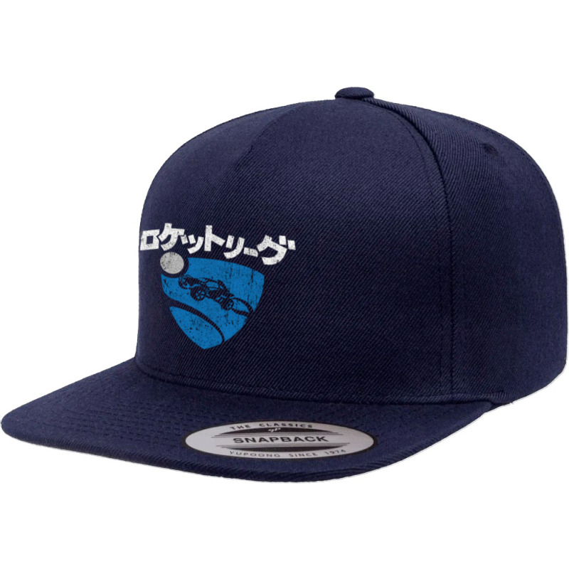 Rocket League Kanji   Rocket League 5 panel snapback cap by juriiart | Artistshot