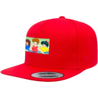 Retro  Anime Cute Call Me 5 Panel Snapback Cap | Artistshot