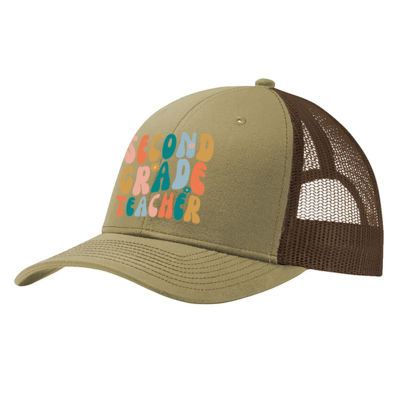 Second Grade Teacher Retro Groovy Design 2nd Grade Teaching , Best Gif Pa Trucker Cap | Artistshot