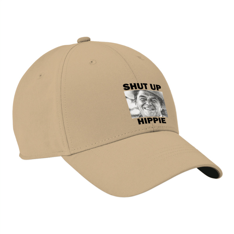 Ronald Reagan Says Shut Up Hippie Nike Dri-FIT Cap by milkisunato | Artistshot