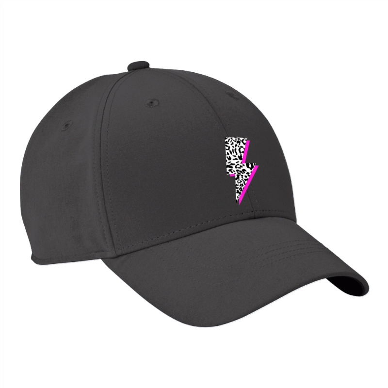 Leopard Lightning Bolt Pink Shadow Cheetah Graphic Print Nike Dri-FIT Cap by hadiwarnokudus | Artistshot