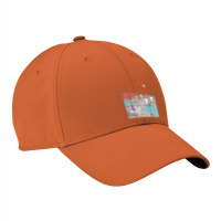 Vintage Retro Pluto National Park   Visit Pluto Linear Art Nike Dri-fit Cap | Artistshot