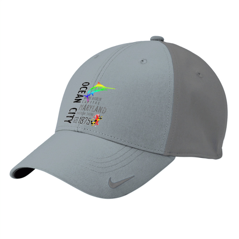 Ocean City Maryland White Marlin Capital Eastern Shore T Shirt Nike Dri-fit Cap | Artistshot