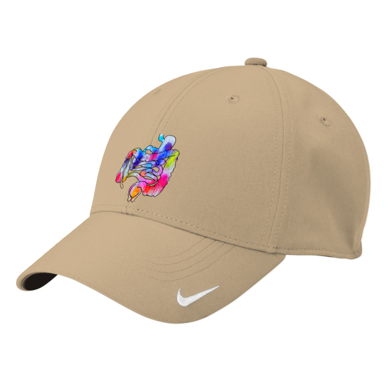 Digestive Digestive System Gastrointestinal Tract Watercolor Art Gifts Nike Dri-FIT Cap by matiroso | Artistshot