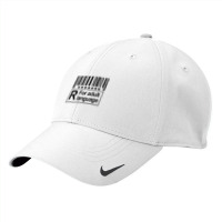 Barcode Sign R For Adult Language Warning Label Sign T Shirt Nike Dri-fit Cap | Artistshot