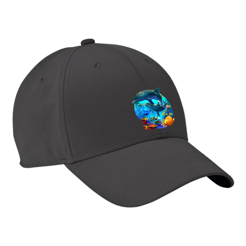 Dolphin Sea Life Save The Ocean Marine Biology Aquarium Nike Dri-fit Cap | Artistshot