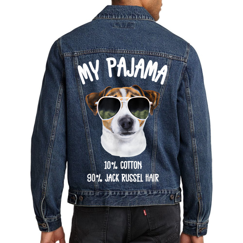 Jack Russel Present For Dog Lovers Men Denim Jacket | Artistshot