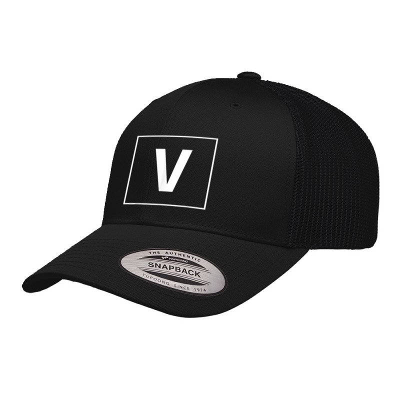 Capital Letter V T Shirt Retro Trucker Cap by cm-arts | Artistshot