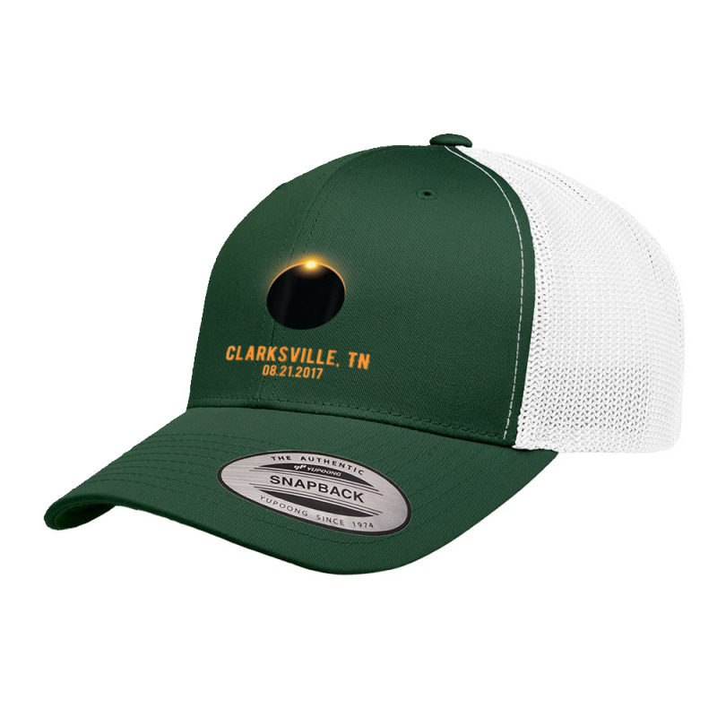 Clarksville Total Solar Eclipse August 21 2017 Usa T Shirt Retro Trucker Cap by cm-arts | Artistshot