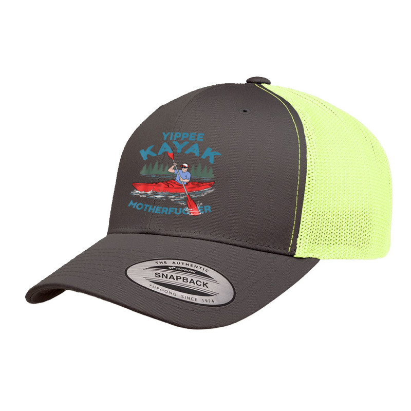 Funny Kayak Yippee Kayak Men Canoeist Kayaking Retro Trucker Cap | Artistshot