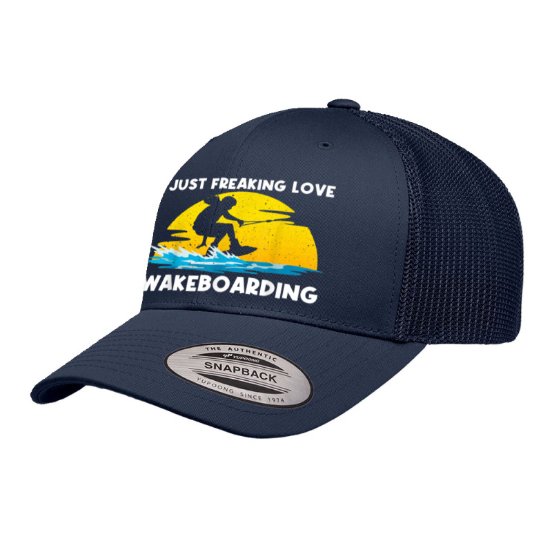 Cool Wakeboarding Design For Men Women Wakeboard Wakeboarder Retro Trucker Cap | Artistshot