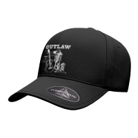 Black And White Guitar Music Cowboys Boots Hat Sand Cowgirl T Shirt Seamless Cap | Artistshot