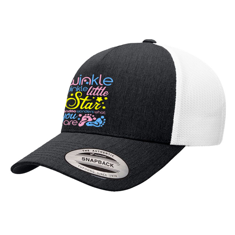 Twinkle Little Star Grandma Wonders What You Are   Gender T Shirt Yupoong Trucker Cap | Artistshot